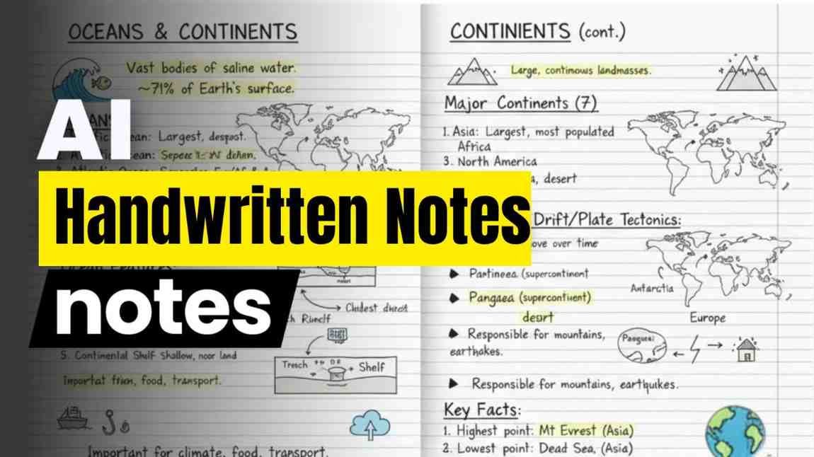 Handwritten Notes